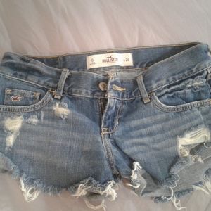 Hollister jean shorts